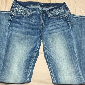 Miss Me Women's Faded Blue Boot Cut Jeans